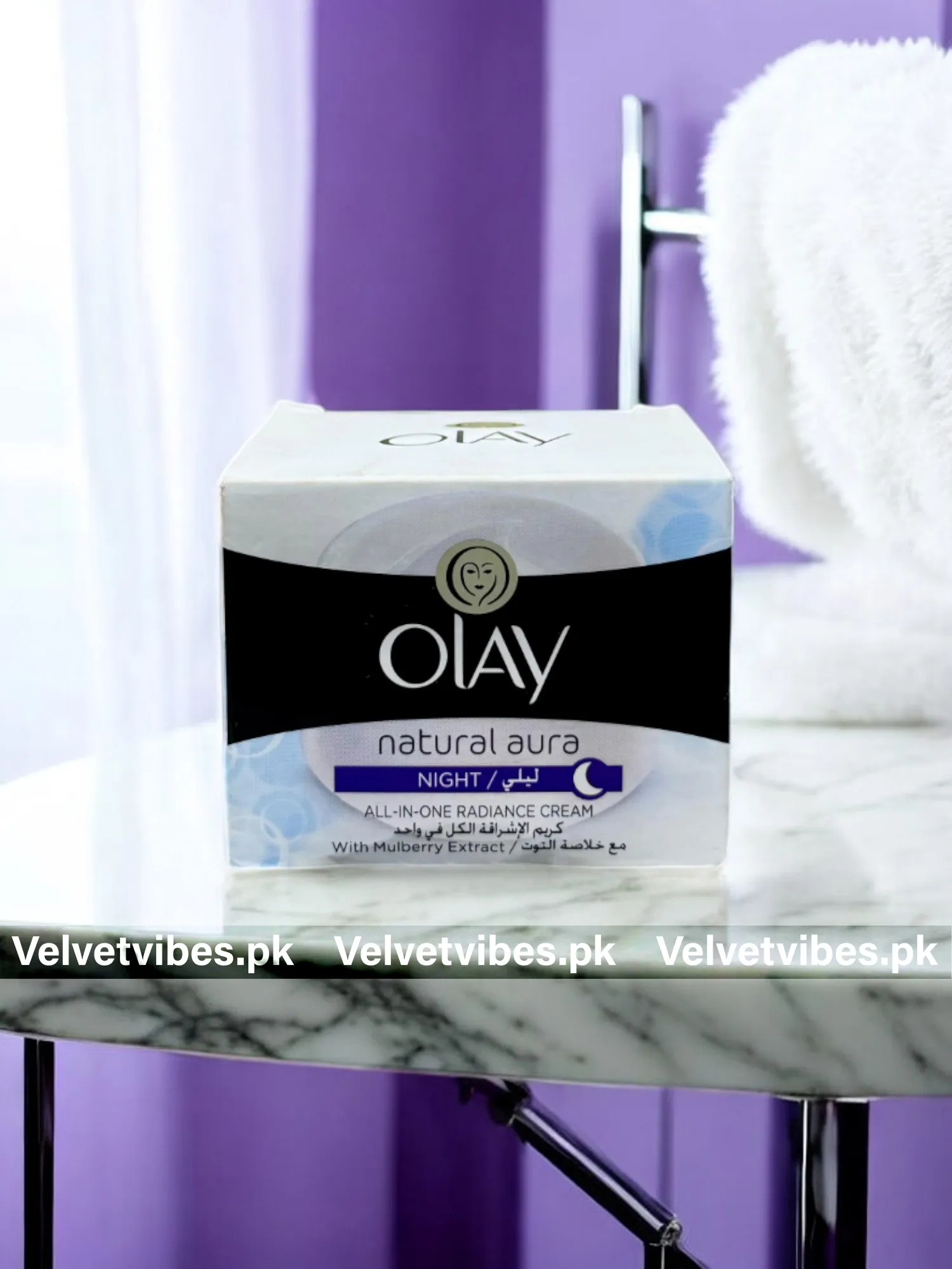 Olay Natural Aura All-in-One Radiance Night Cream